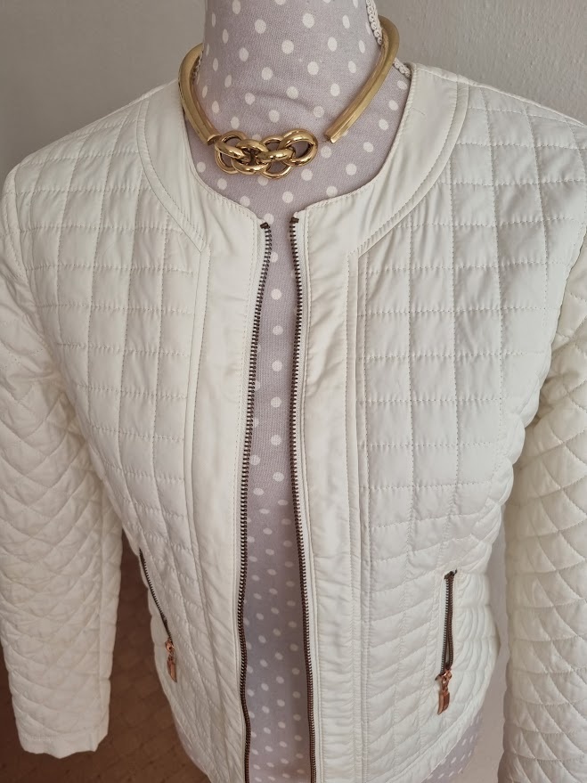 maslová prechodná prešívaná bundička Orsay 38 - 4