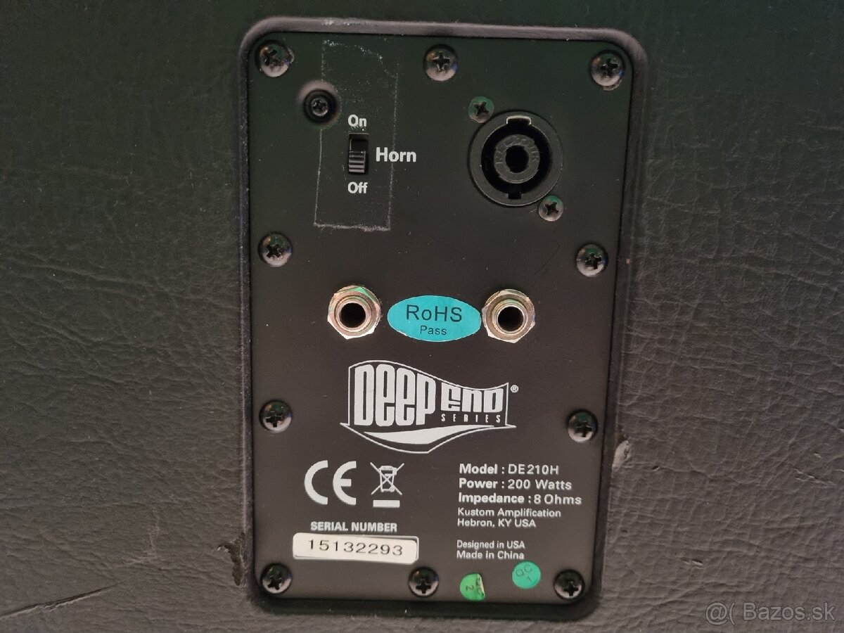 Basový reprobox Kustom DE210H - 4