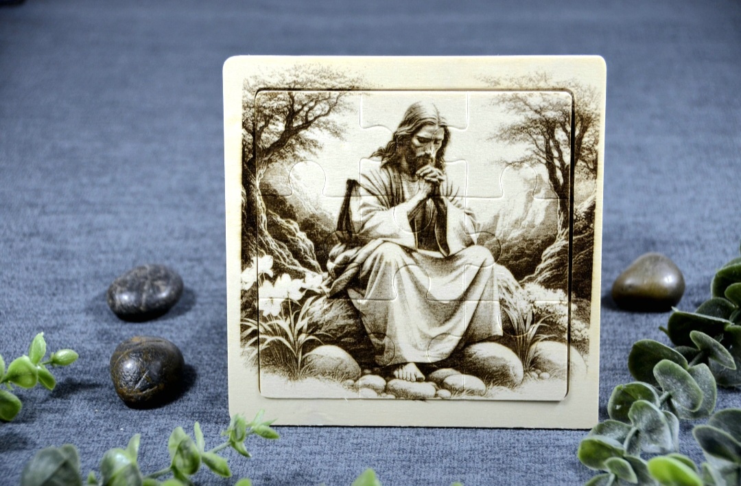 Drevené puzzle – Ježiš Kristus - 4