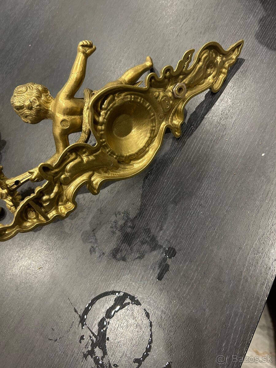 Predám mosadzny svietnik - 4