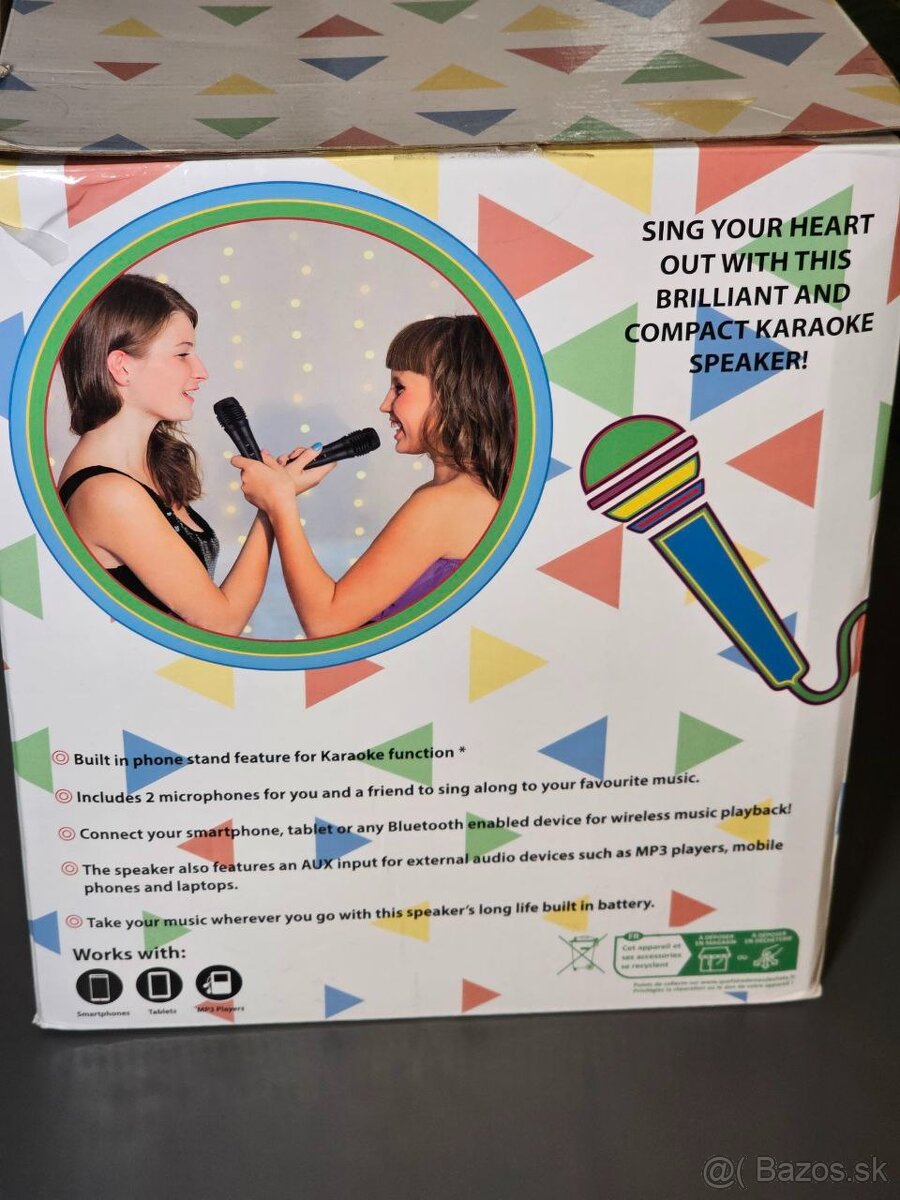 RockJam RJSC01-BK Singcube Bluetooth karaoke systém - 4