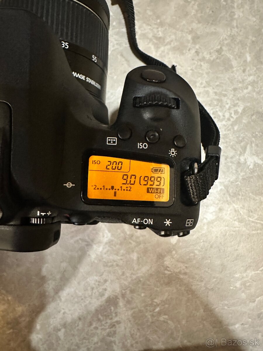 Canon EOS 77D + objektív 18-55mm + Godox blesk + príslušenst - 4