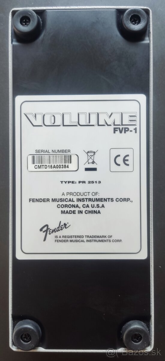 Fender FVP-1 Volume Pedal - 4
