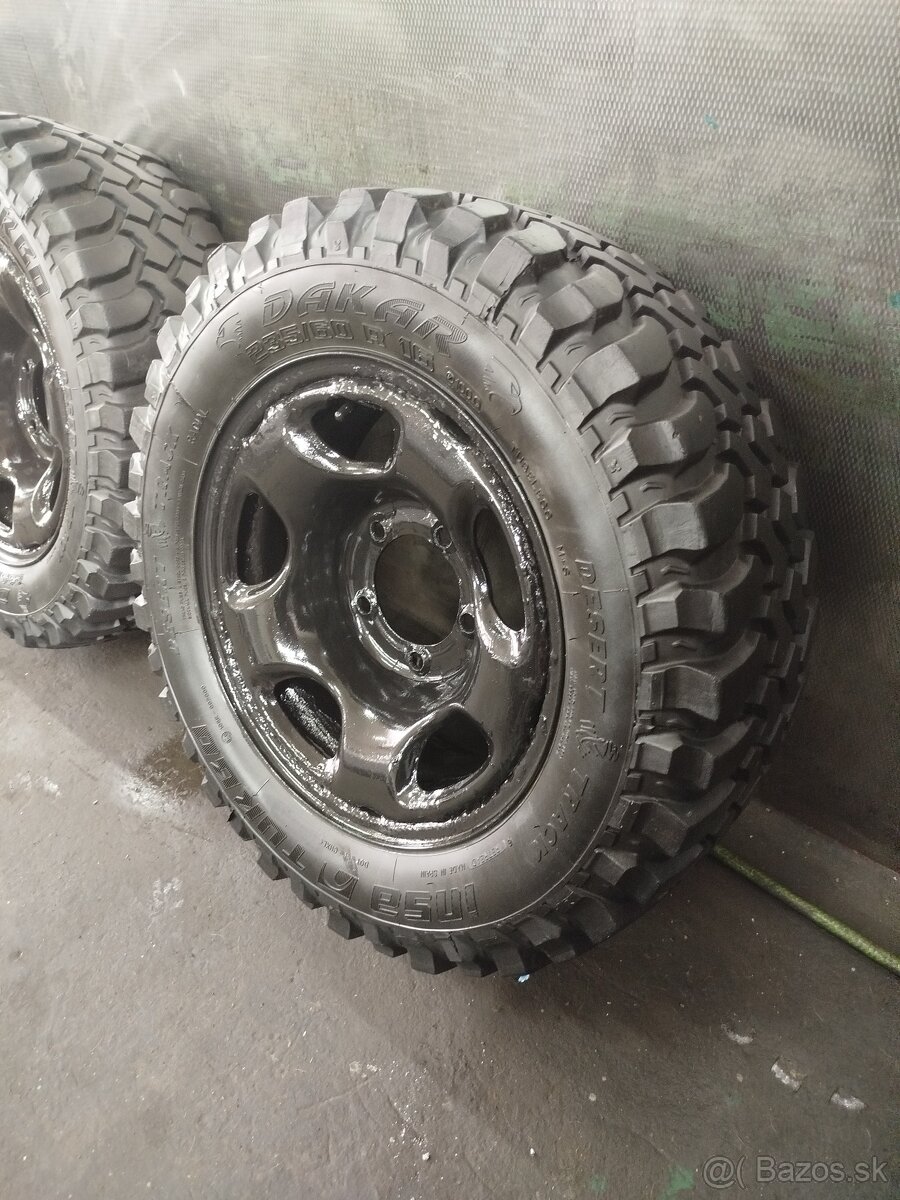 Predám offroad sadu 5x139.7 R16 235/60 R16 vzor 1cm