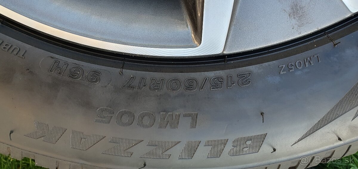 originál alu Toyota R17 + zimné pneu 215/60/17 - 4