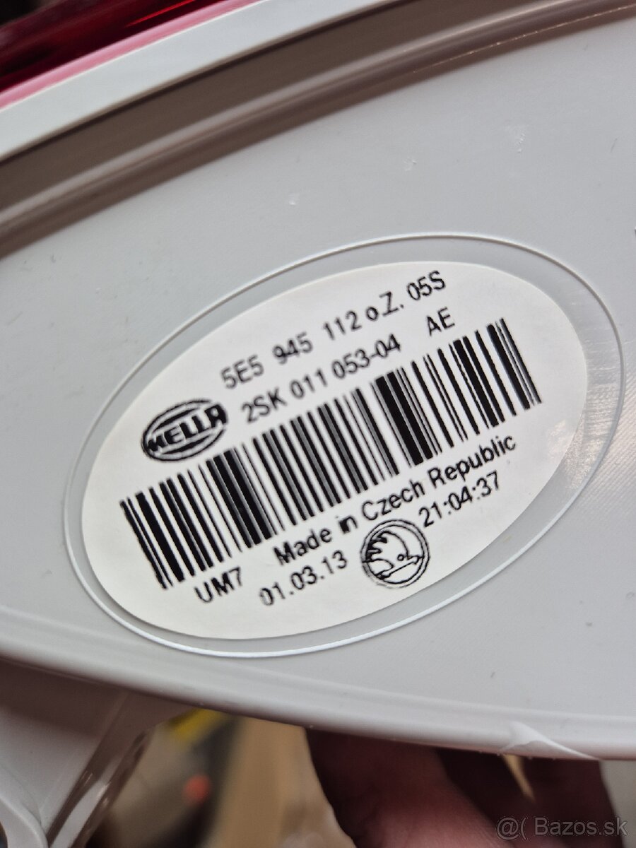 Nové originál zadné svetla LED škoda octavia 3 sedan - 4