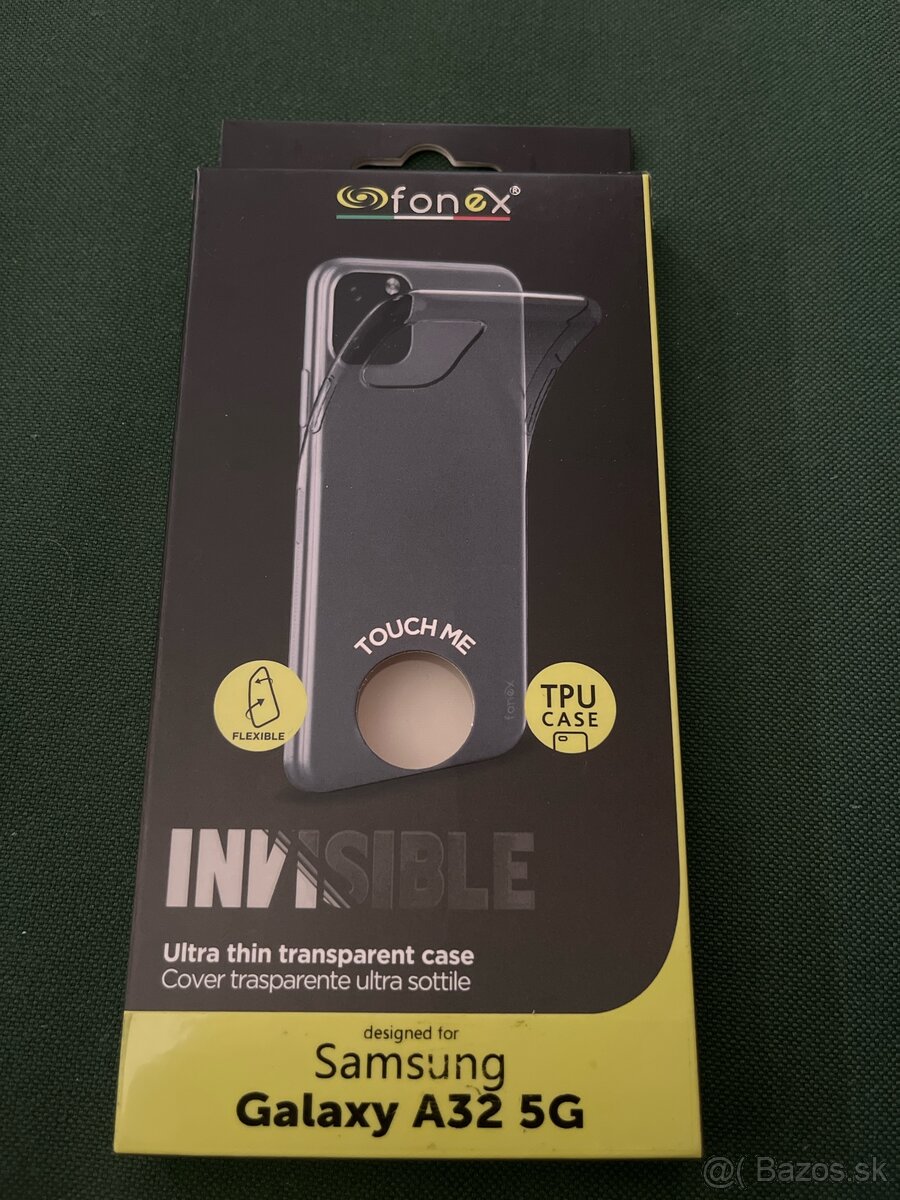 Samsung A32 5G LCD displej+frame čierny plus case - 4