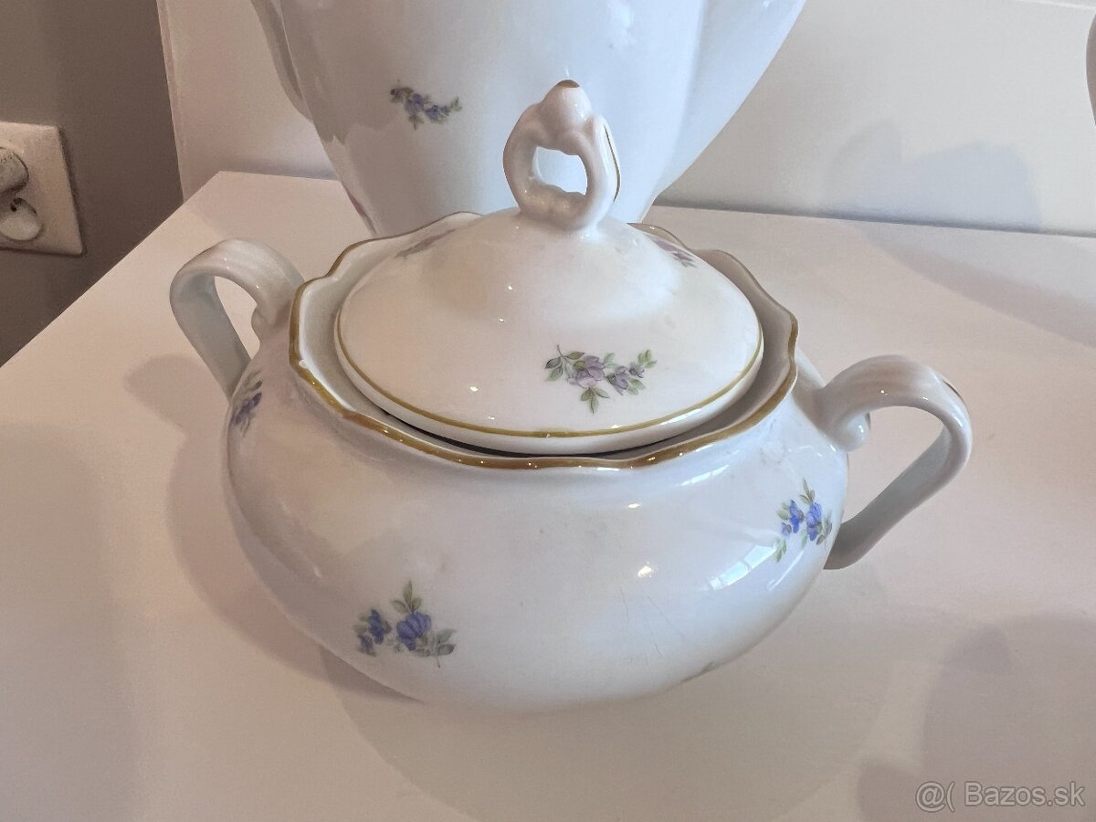 Čajová súprava s kvietkami - 4
