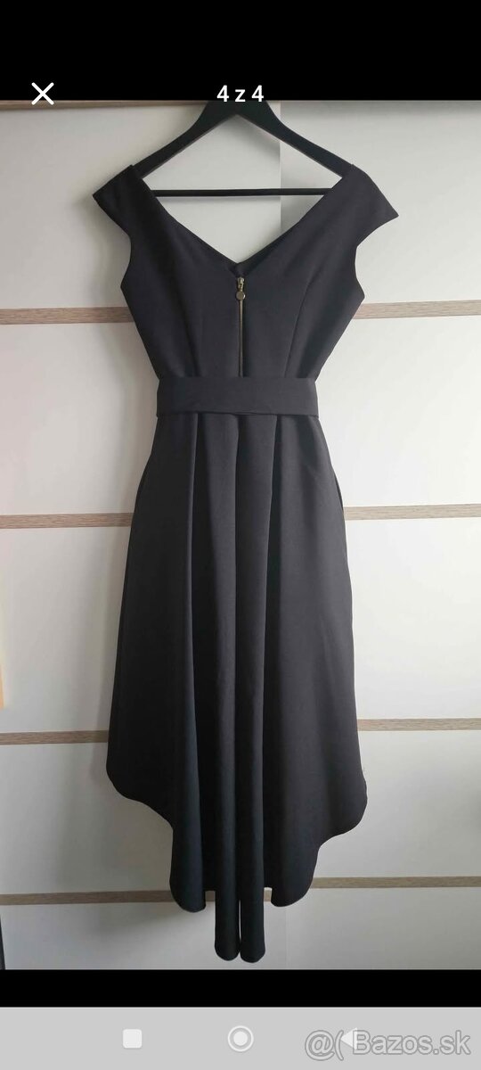 🖤 Čierne romantické šaty veľkosť M - 4