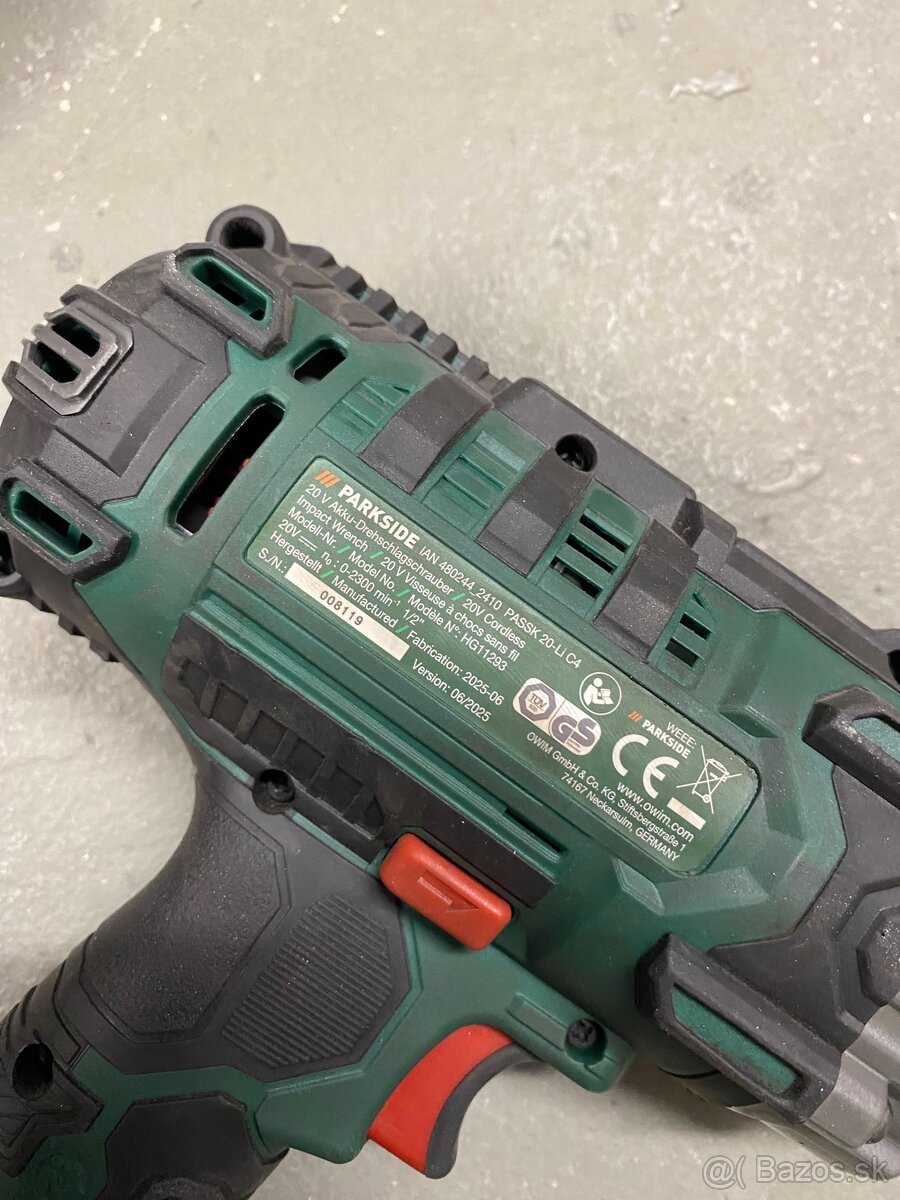 Parkside uťahovák - 4