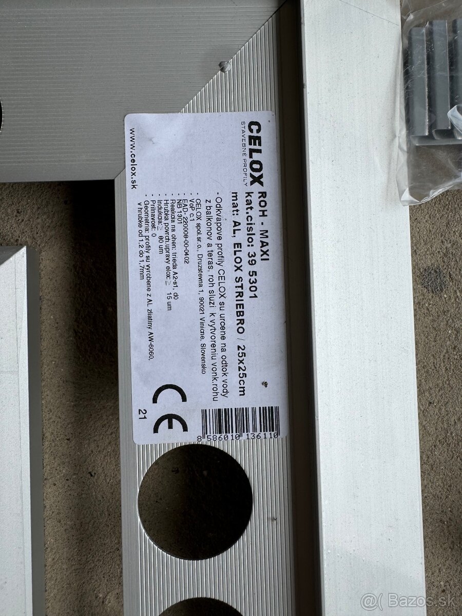 balkonovy profil strieborny - 4