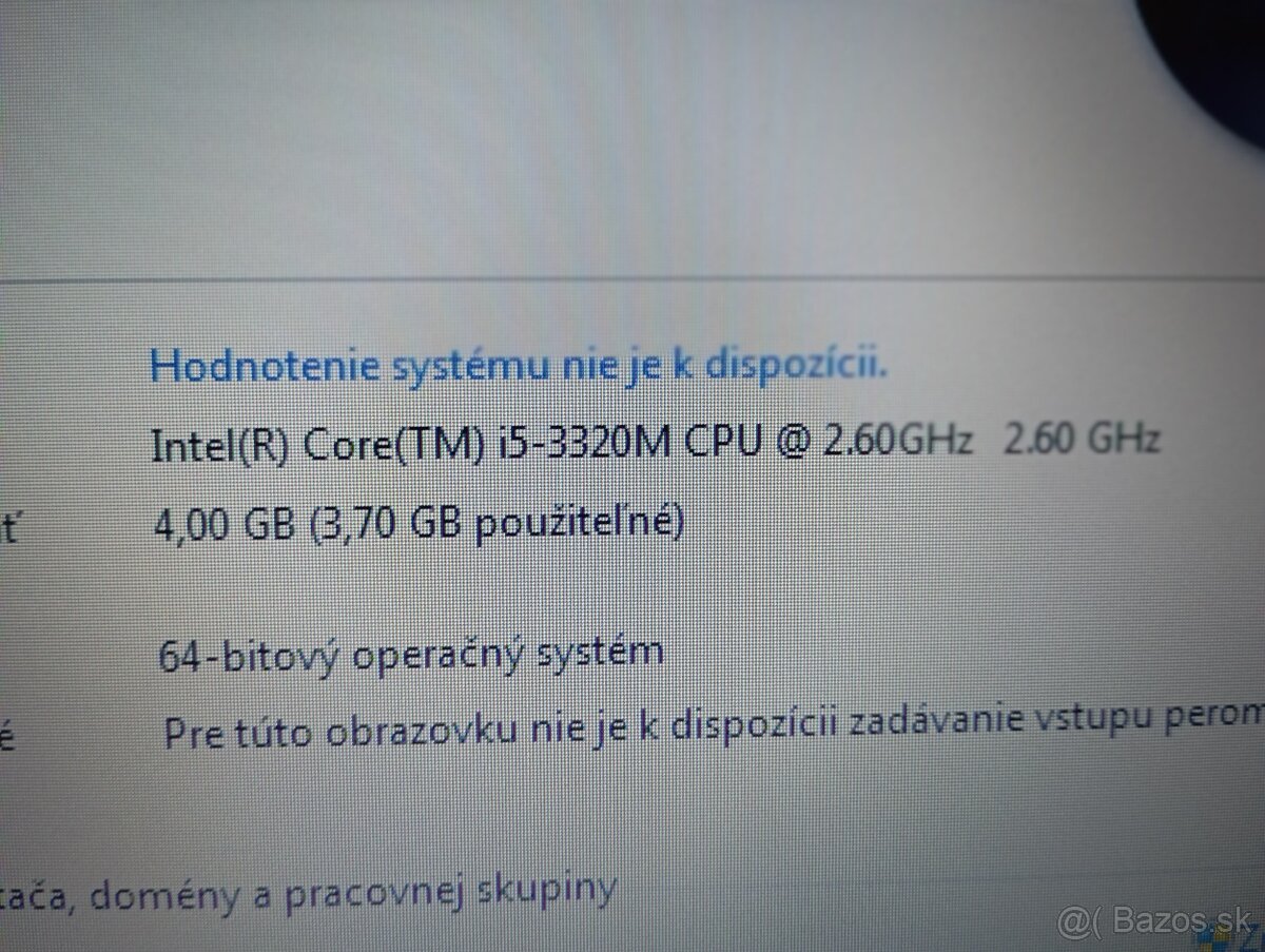 predám LENOVO THINKPAD T530 , WINDOWS 7 - 4