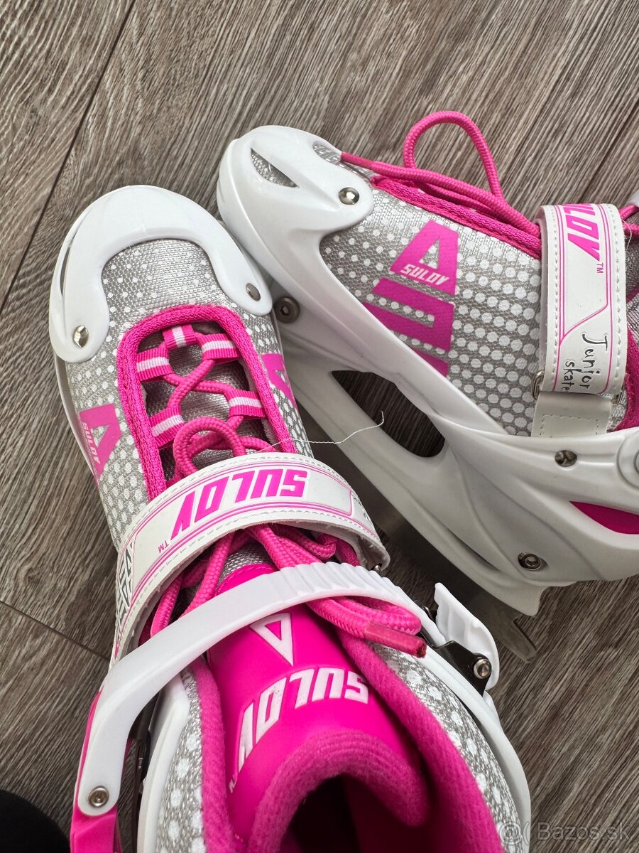 Dievčenské korčule na lad Sulov - veľkosť 34-37 - 4