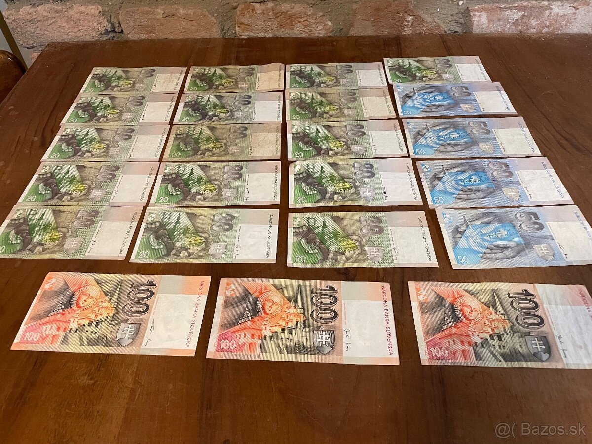 stare Slovenské bankovky - 4