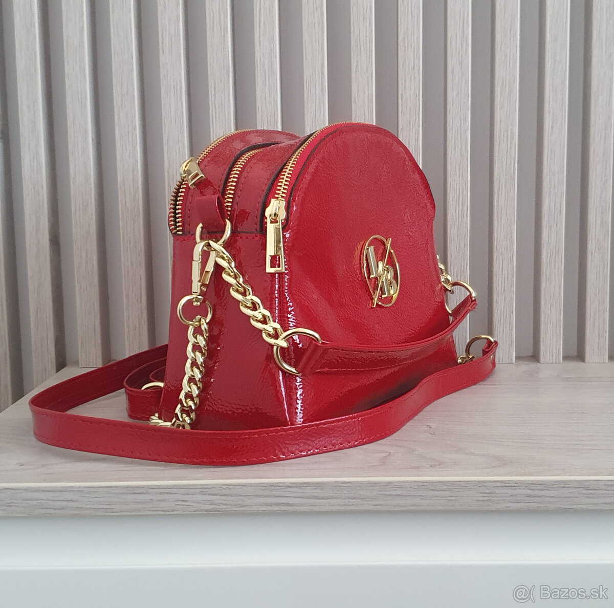 Nová červená LB kabelka - 4