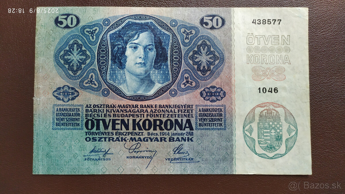 Bankovky Rakúsko - Uhorsko - 4