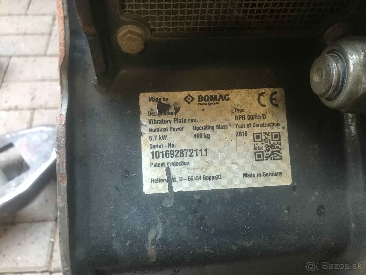 Vibračná doska BOMAG BPR 60/65D - 4