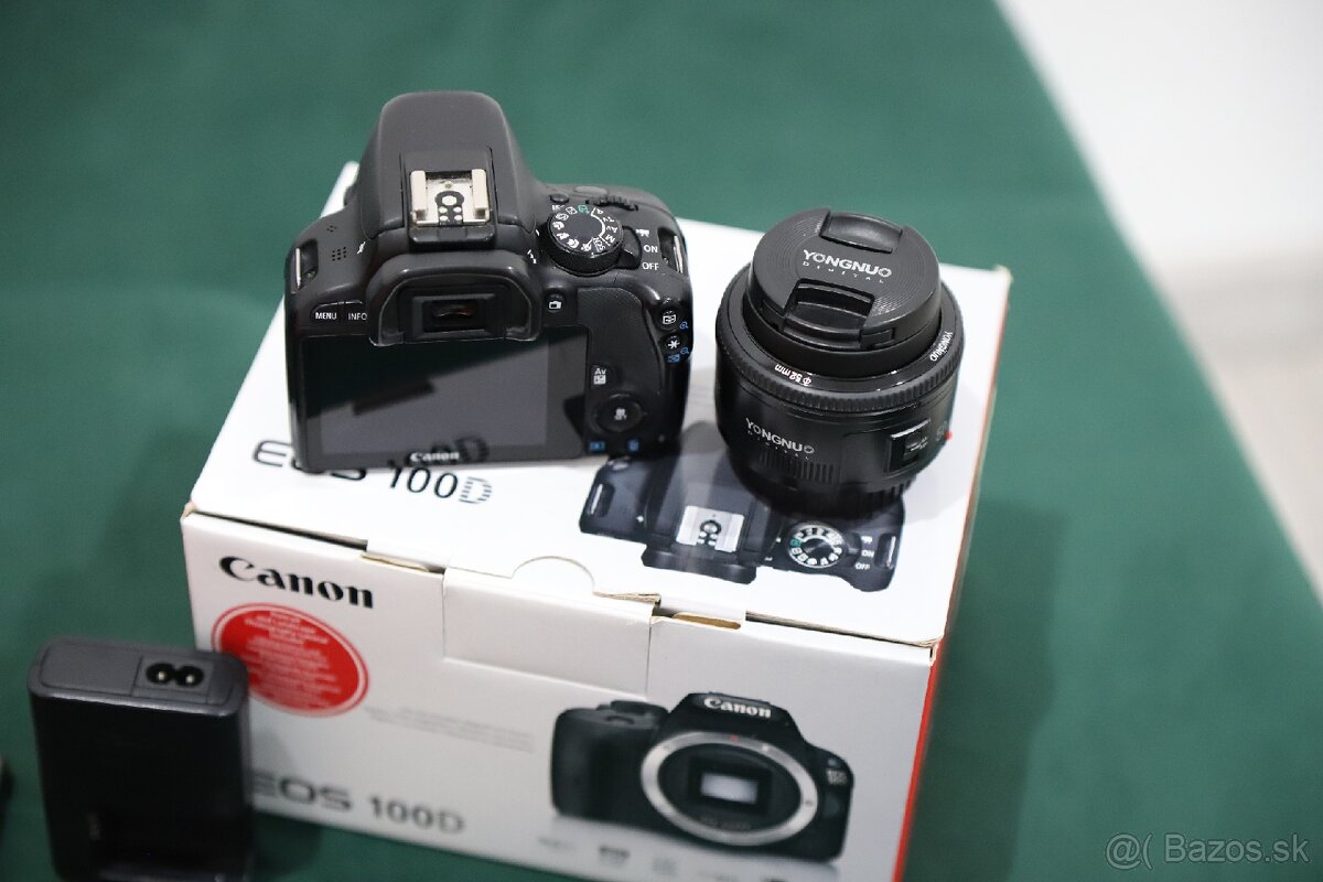 Canon EOS 100D + YN 50mm 1.8 + Prísl. - 4