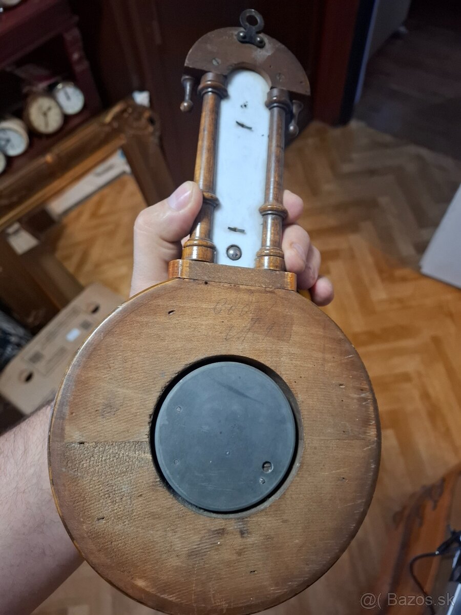 Predám starožitný barometer s teplomerom r.1900 - 4