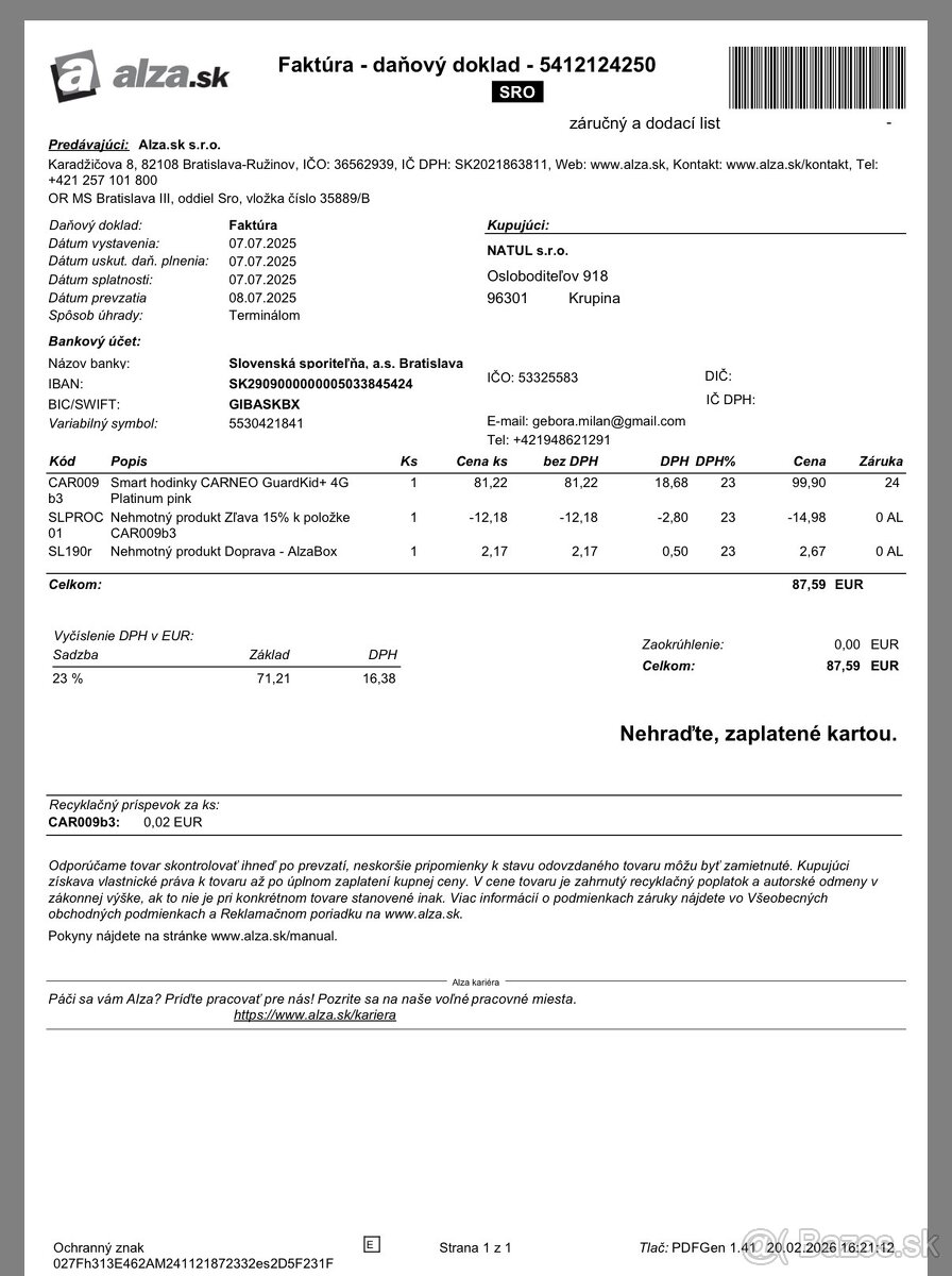 Dievčenské smart SIM hodinky - 4