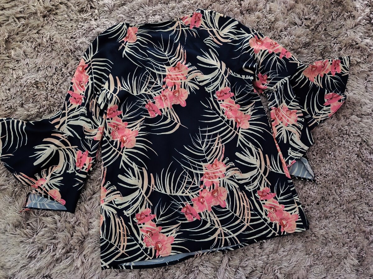 Dámska blúzka modrá XL/42 - 4