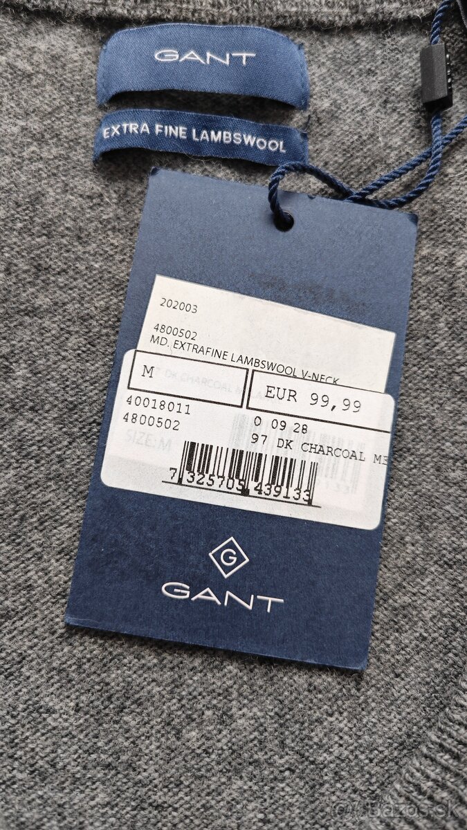 Sveter GANT sivý - 4