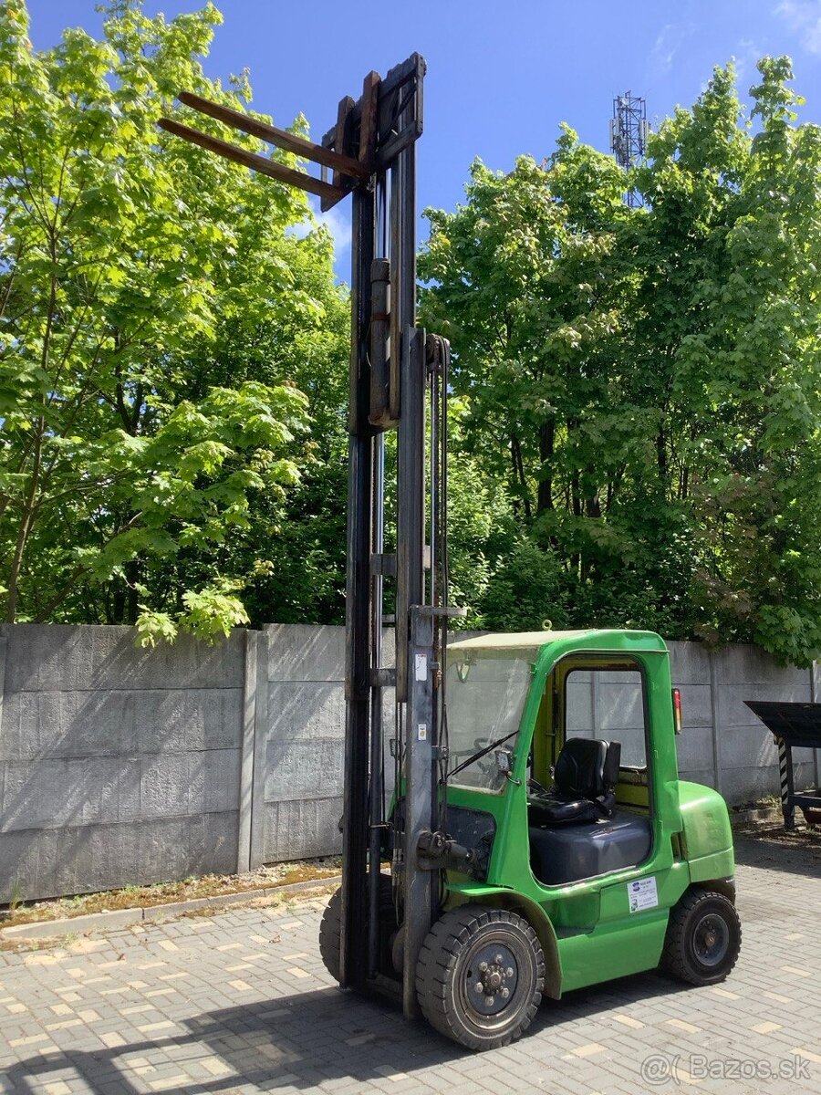 Heli CPCD30 – diesel vozík 3t, Triplex 4.5m, po servise - 4