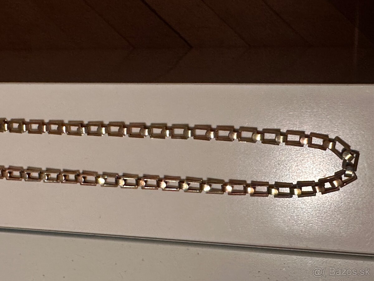 damska zlata retiazka náhrdelník 14kt zlato - 4