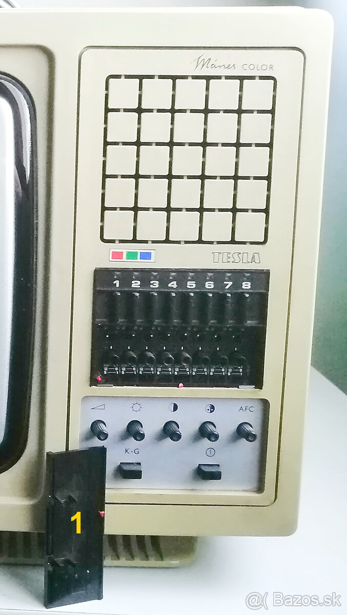 PREDÁM VZÁCNY TV TESLA MÁNES COLOR 2 KUSY - 4