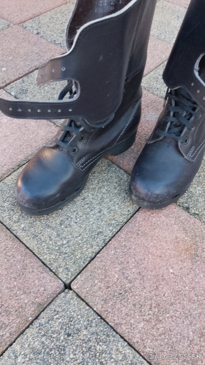 Kožené vojenské kanady č. 38 /24cm/ - 4