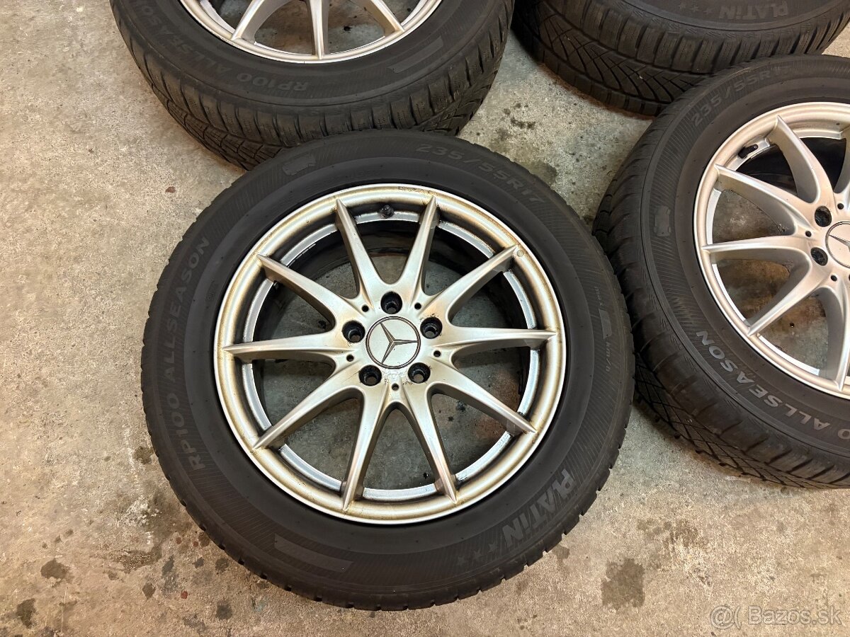 Celoroční alu Mercedes R17 235/55r17 - 4