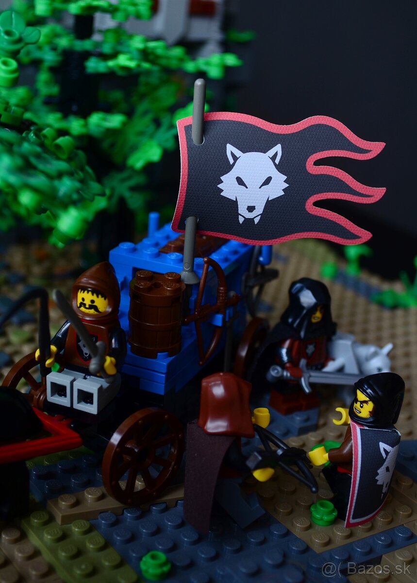 Predám Vlajky a Plášte pre lego castle - 4