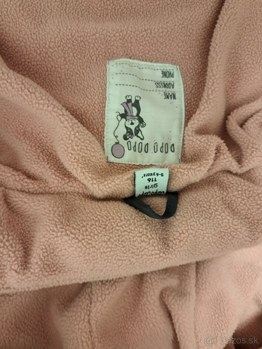 Dievcenska zimna bunda vel. 116 - 4