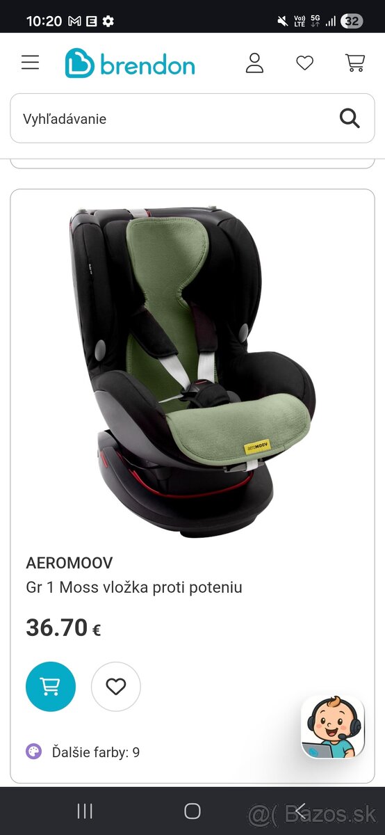 Chladiva vlozka do autosedacky - 4