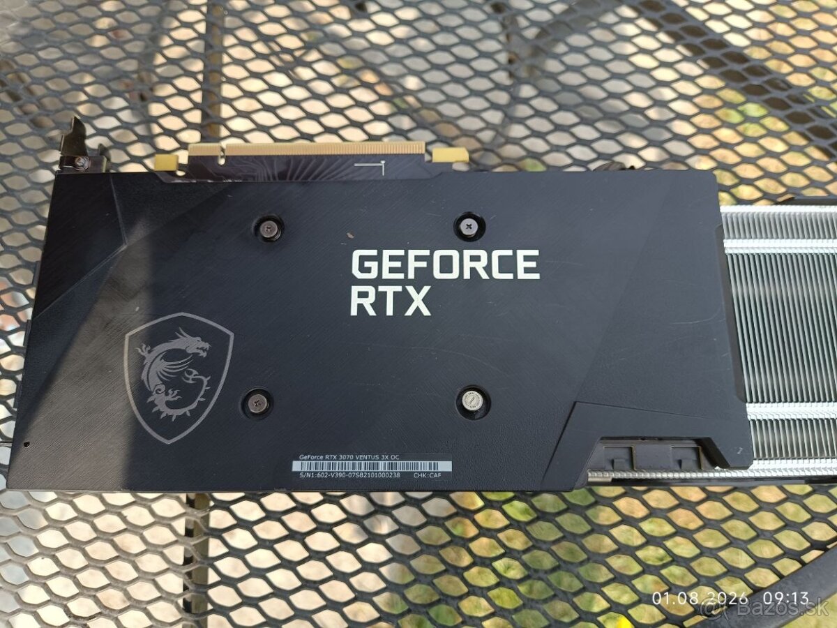 MSI GeForce RTX 3070 VENTUS 3X 8G OC - 4