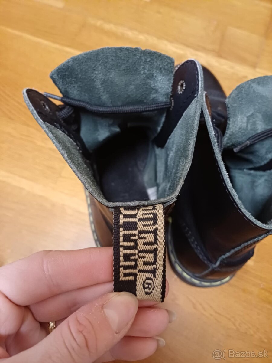 Kožené dámske topanky Steel 39 bez oceľovej špičky / punkové - 4