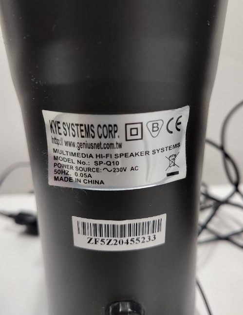 Stereo reproduktory (2 ks) Genius SP-Q10, kvalitný zvuk - 4