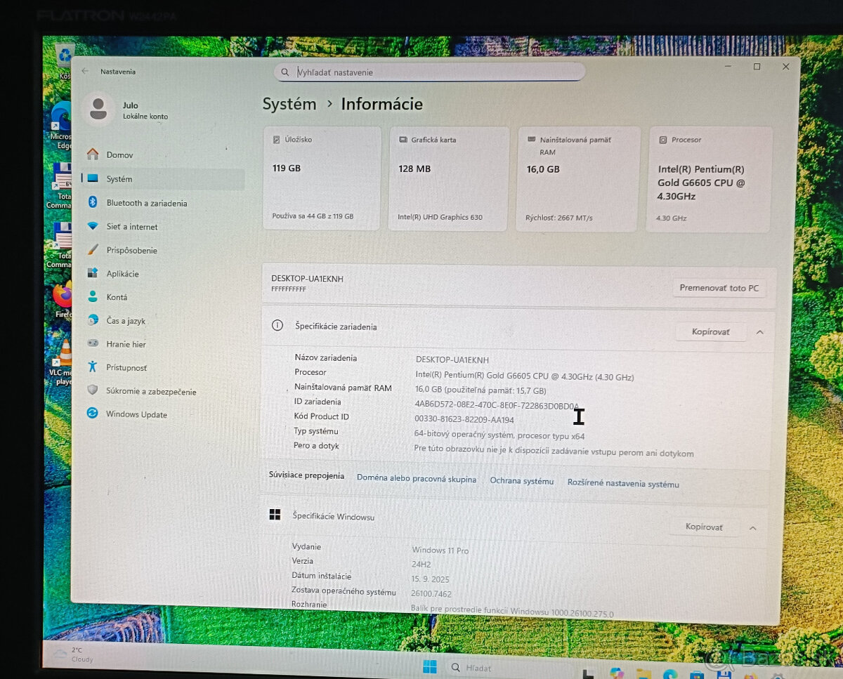 Predám počítač Lenovo ThinkCentre - 4