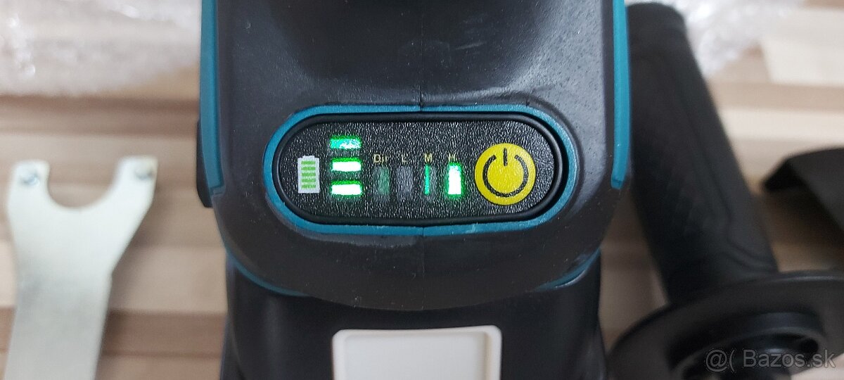 Aku flex ø125mm, 4 rýchlosti otáčok, 18V, bez Aku (Makita). - 4