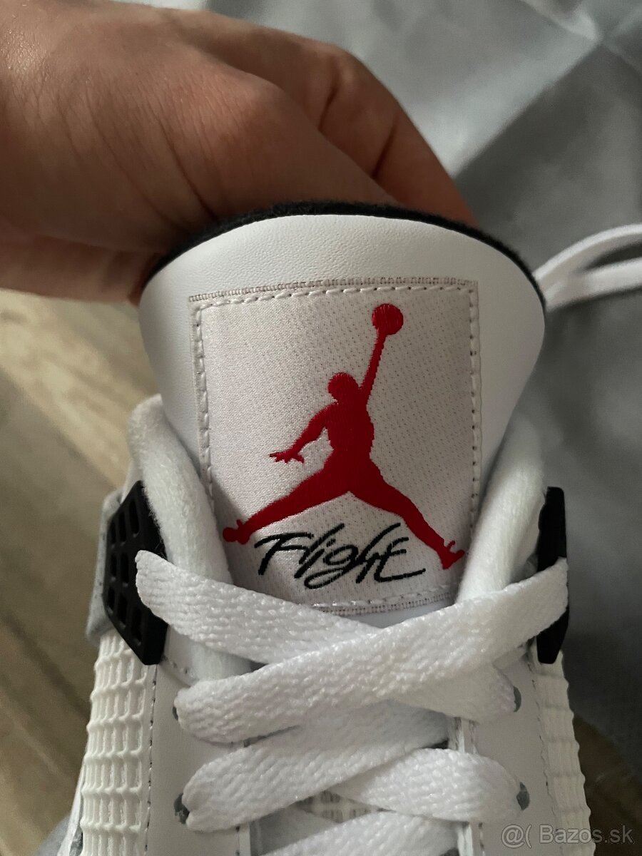 Jordan 4 white cement - 4