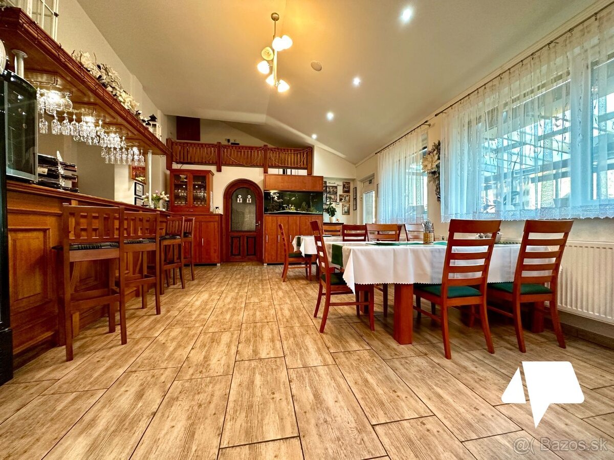 Predaj zabehnutá reštaurácia s veľkým 1- izb. bytom Zlaté Mo - 4