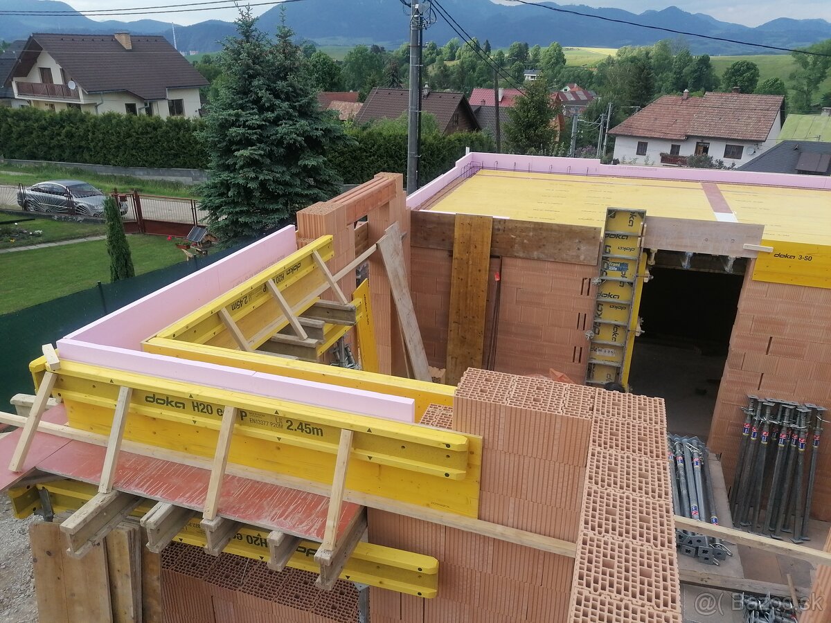 Stavebné práce - Hrubé stavby - základové dosky - 4