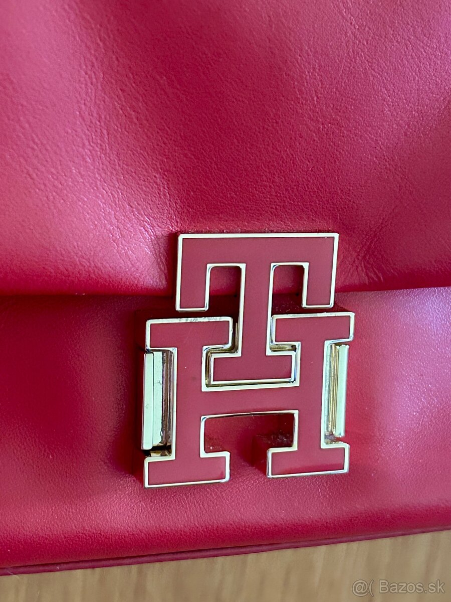 KOŽENÁ CROSSBODY KABELKA zn.TOMMY HILFIGER - 4