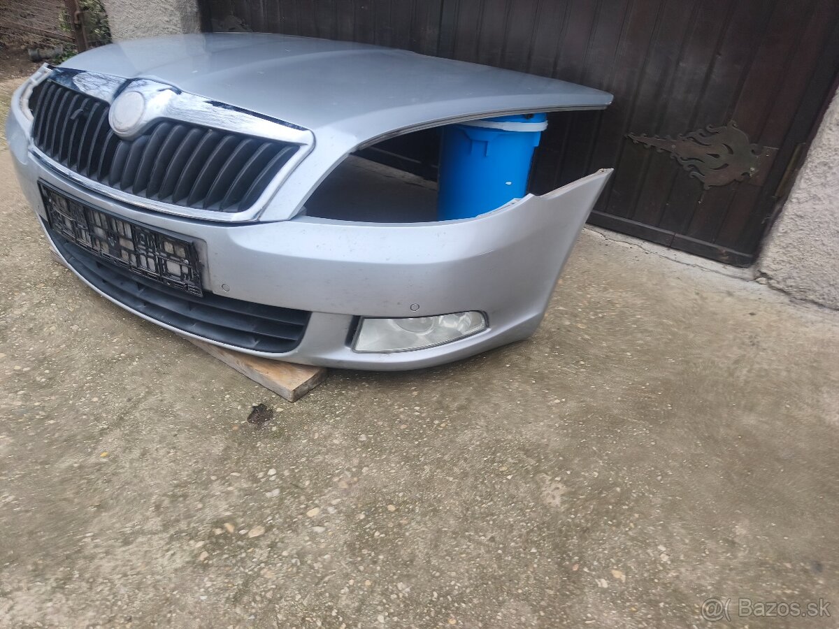 Skoda Octavia 2 Facelift,predna kapota,naraznik-PREDANY - 4