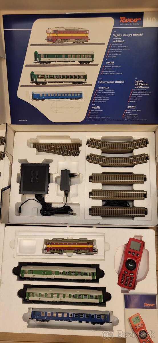 modelová železnica HO, 2x DIGITAL STARTSET ROCO - 4