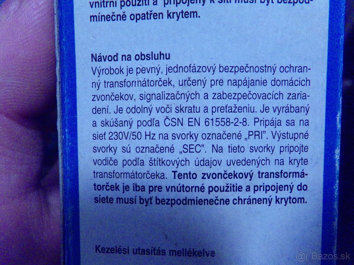 Zvončekové trafo - 4