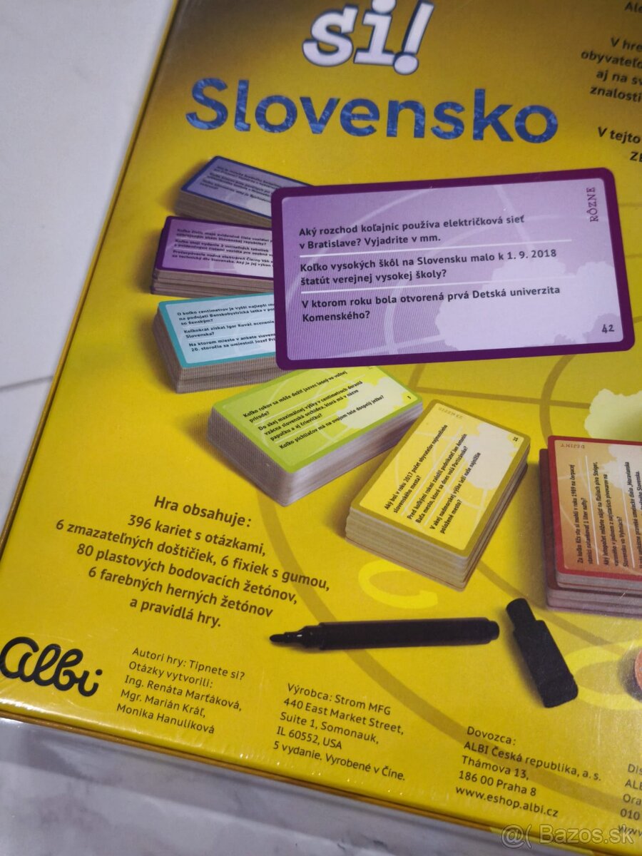 Predám čisto novú hru Tipni si Slovensko od Albi - 4