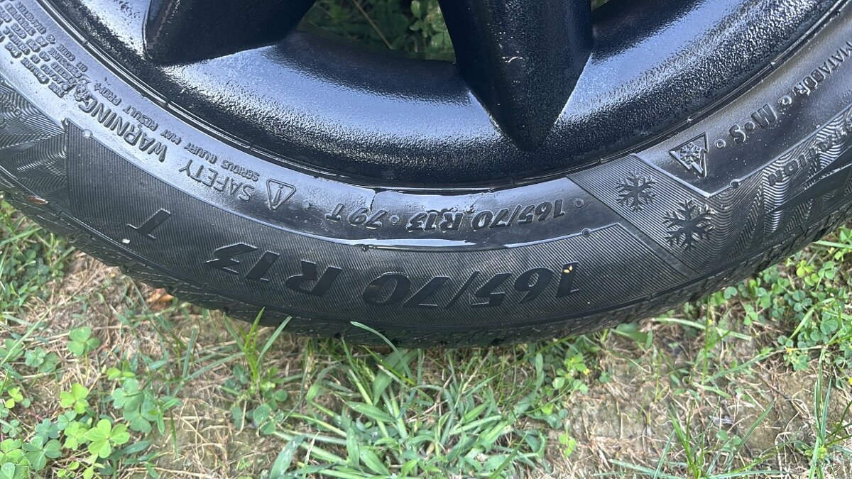 Hliníkové disky 4x100 165/70 R13 - 4