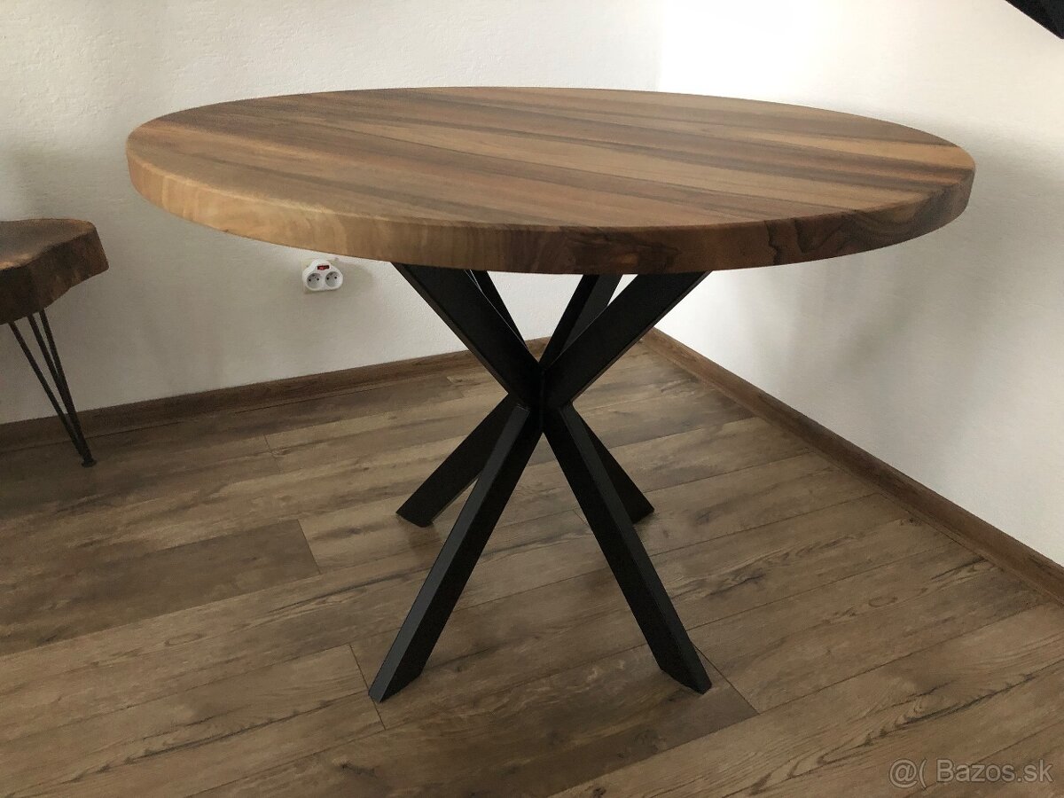 okrúhly jedálenský stôl - 4