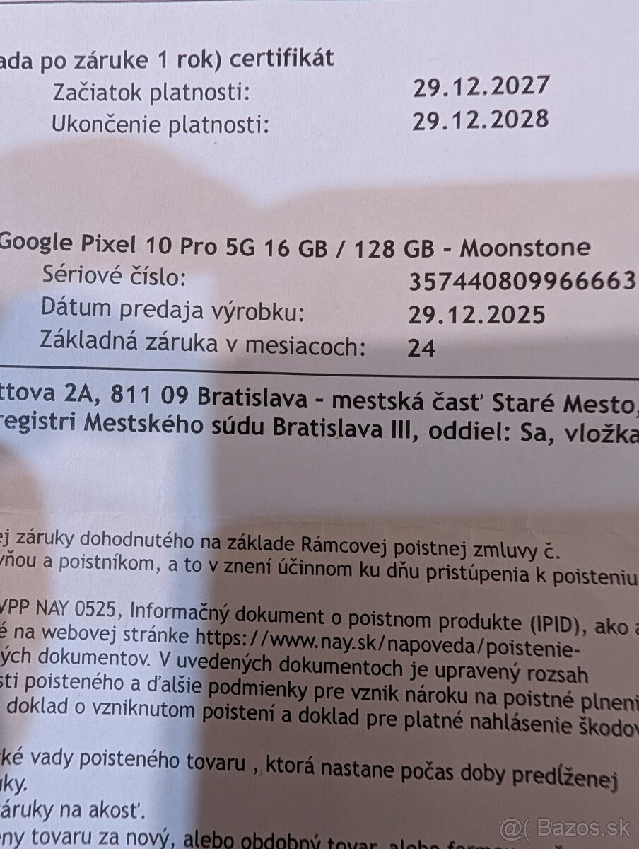 GOOGLE PIXEL 10 PRO 16GB/128GB MOONSTONE - 4